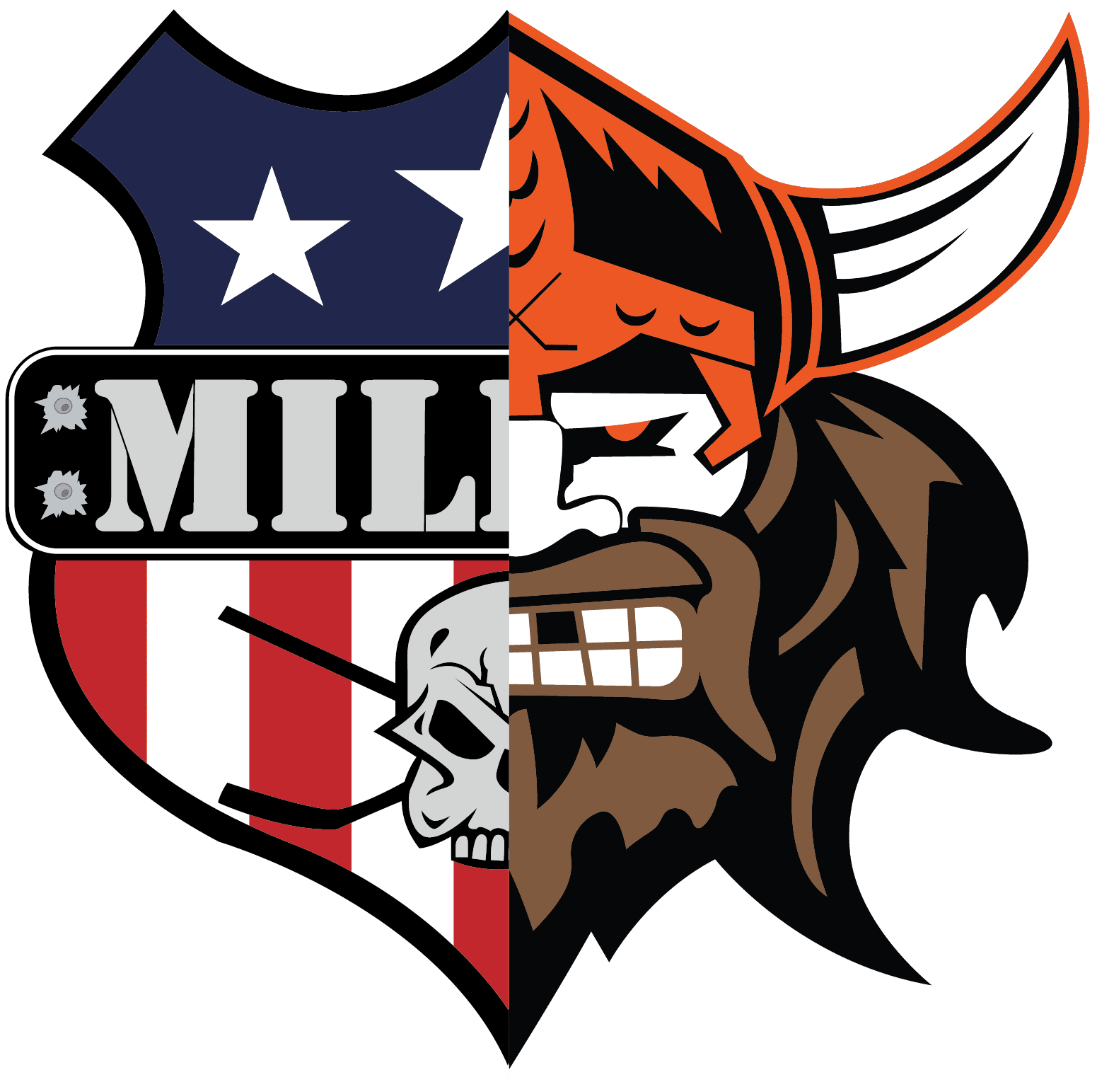 Militia Vikings Split Logo