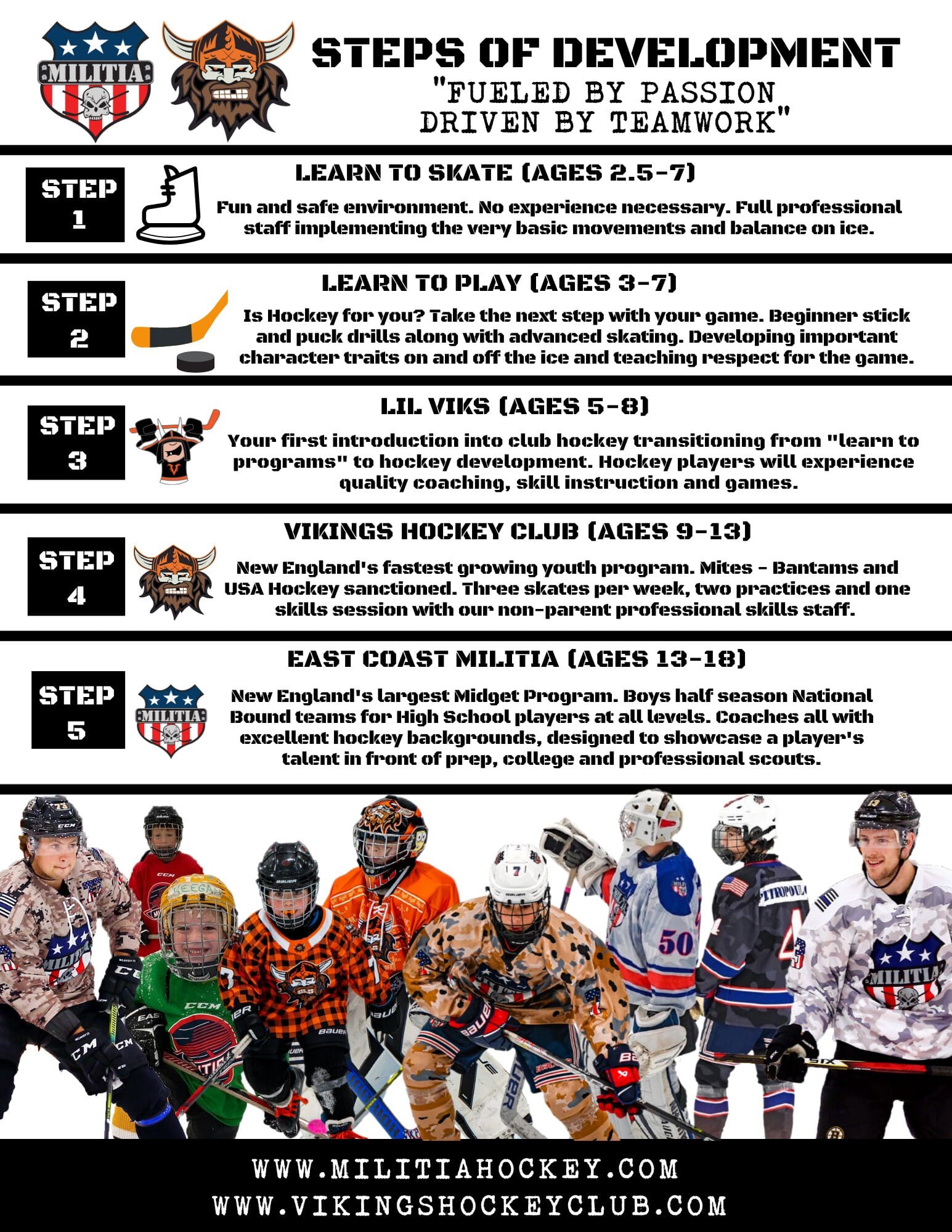 STEPS OF DEVELOPMENT